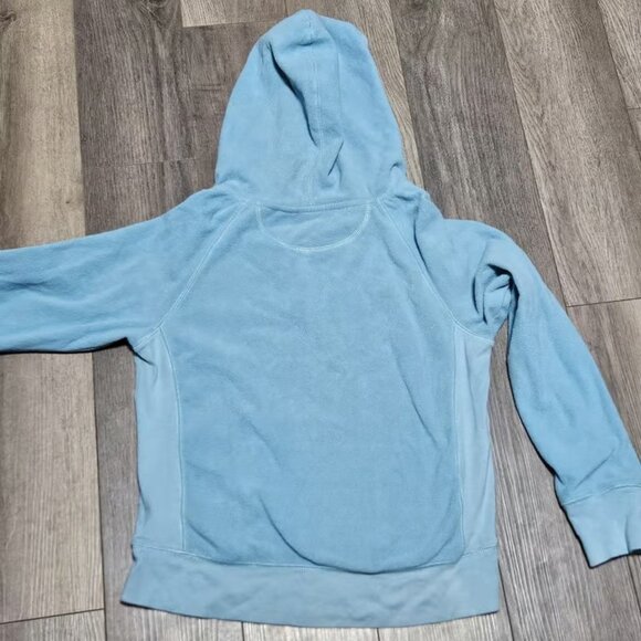 Duck Head Women's Light Blue Pullover Hoodie Sweater Size M V Neck Y2k Logo - Picture 2 of 2